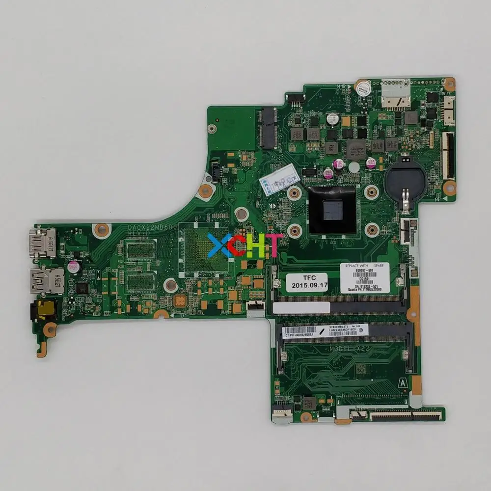 809397 601 501 001 w A4 6210 CPU DA0X22MB6D0 для HP Pavilion Notebook 17 G серия PC материнская плата