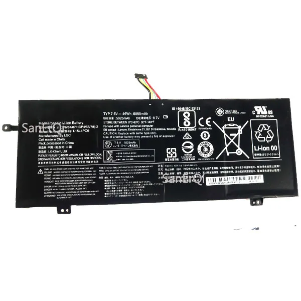 Bateria original para laptop, para lenovo ideapad