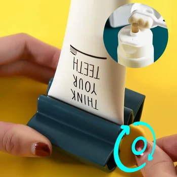 

Portable Plastic Dispenser Bathroom Accessories Toothpaste Squeezer Toothpaste Bathroom Products Extruding Toothpaste Clip