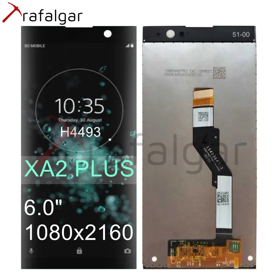 For Sony Xperia XA2 Plus LCD Display Touch Digitizer Assembly H3413 H4413 H4493 Screen Replacement For SONY XA2 Plus LCD