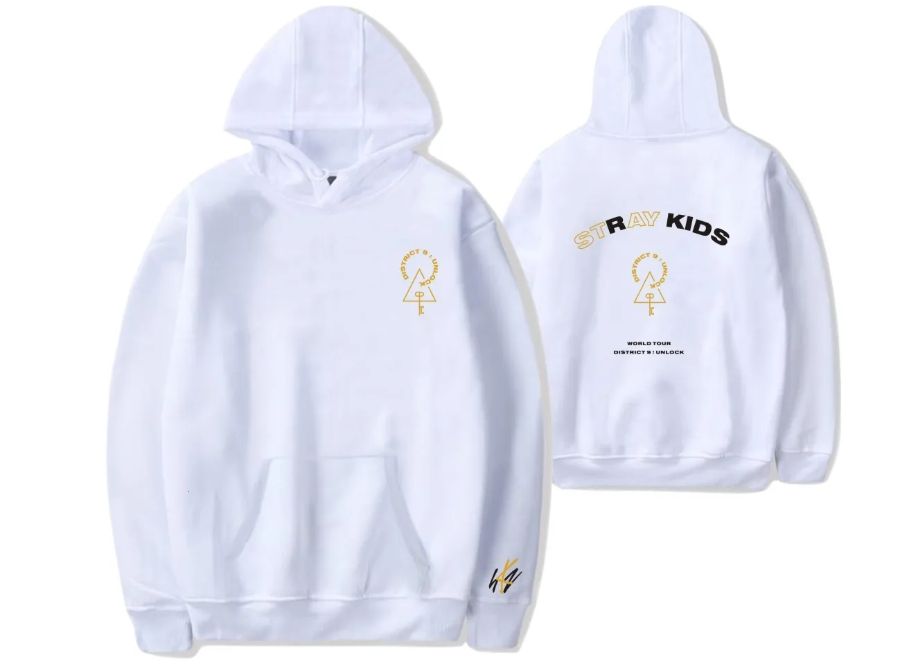  KPOP Stray Kids StrayKids Sweatshirt Hoodies District 9 Unlock Men And Women Hoodies Oversized Hood