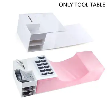 

Detachable Multifunction Lash Grafting Slot Tool Shelf Acrylic Eyelash Grafting Tool Table for Salon