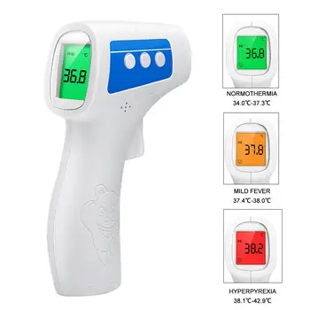 Cheap Forehead Ear Thermometer Non Contact Digital Infrared Thermometer Body Temperature Measure Tool For Baby Kids Adults