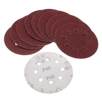 

160 X Sanding Discs Sheets Sander Sandpaper 125mm 8 Hole Pads 40-2000 Grit Set