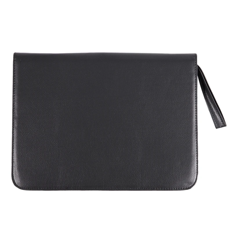 

1PC Black Color Fountain Pen PU Leather Case Storage Holder For 48 Pens