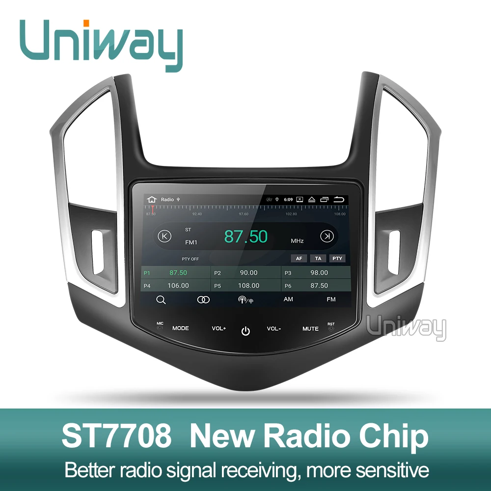 Uniway DSP ips android 9,0 автомобильный dvd gps для Chevrolet Cruze 2013 автомобильный Радио gps Навигация стерео с рулевым колесом