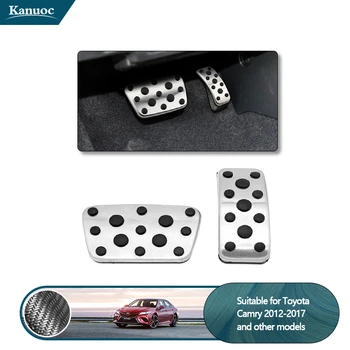 

2Pcs AT Car Pedals Protection Cover for Toyota Camry Highlander Land Cruiser Fortuner for Lexus ES RX CT200H IS LS LX Accessorie