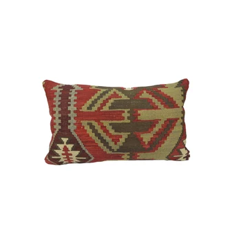 

Hand woven pillow rug,anatolian motifs,Cushion Cover,kilim pillow, Decorative