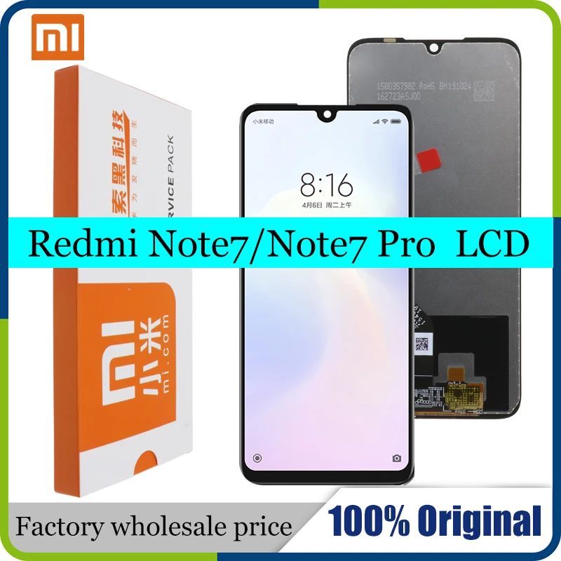 ЖК-дисплей с 10 сенсорными экранами для Xiaomi Redmi Note 7 качество AAA рамкой Note7 Pro |