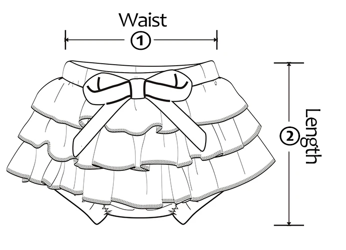 Детская юбка штаны-шорты подгузник для новорожденного, хлопковая юбка-американка с рюшами для детей от 0 до 24 месяцев