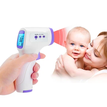 

Non-contact Temperature Gauge Temperature Digital IR Forehead Thermometer for Infrared Thermometer Fever Alarm for Kid