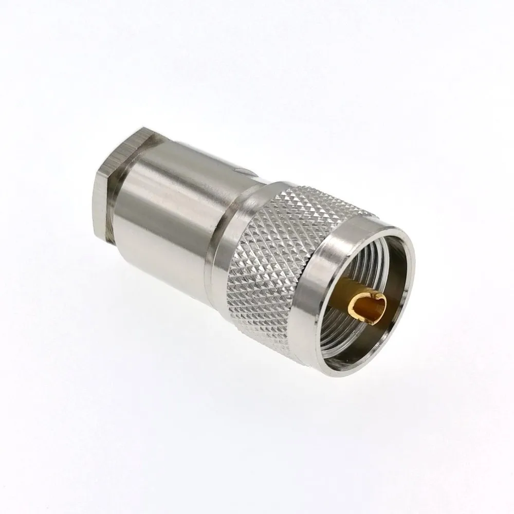 10 шт. Штекерный соединитель PL259 PL 259 UHF Для RG8 LMR400 RG165 RG213 Ecoflex 10|connector pl259connector male |