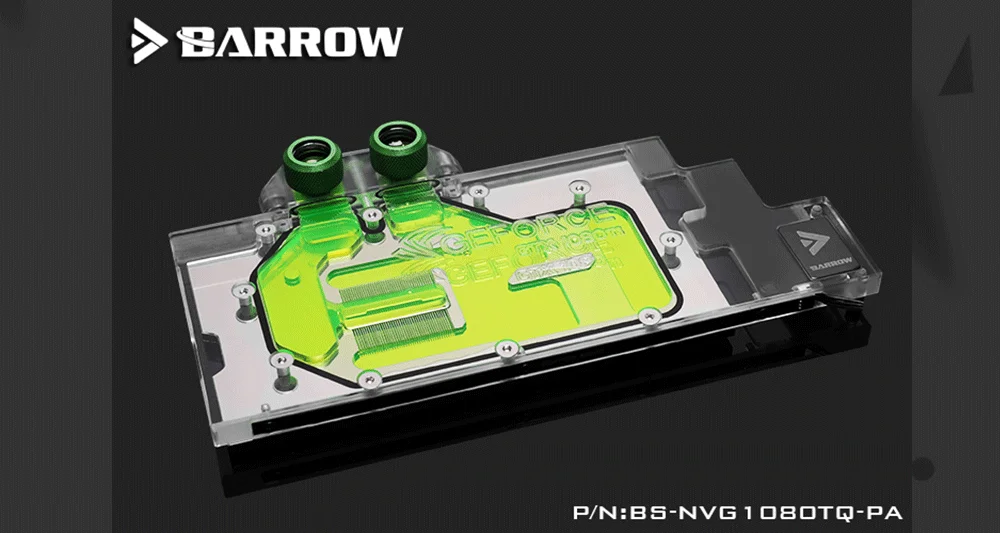 Barrow BS-NVG1080TQ-PA, Full Cover Graphics Card Water Cooling Blocks,For Leadtek Nvidia Quadro M6000 12GB  