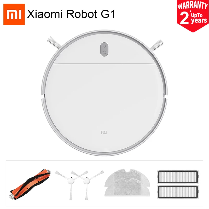 Робот-пылесос Xiaomi Mijia G1 влажная уборка стерилизация управление через приложение |