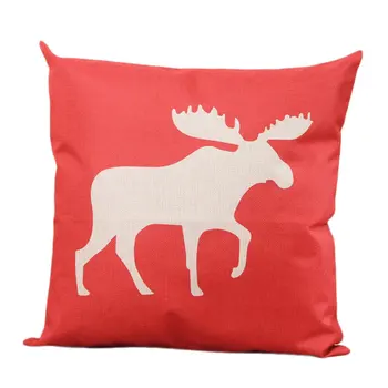 

Christmas Pillows Cover Christmas Pillow Cases Linen Pillowcase Family decorative pillowcase