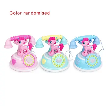 

High Quality Retro Telephone Early Education Story Machine Multi-mode Simulation Telephone Girl Toy