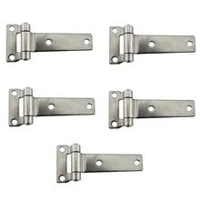 Высокое качество 5 шт. Т-образные контейнерные петли морской ранг нержавеющие грузовики Ван дверная петля морская фурнитура