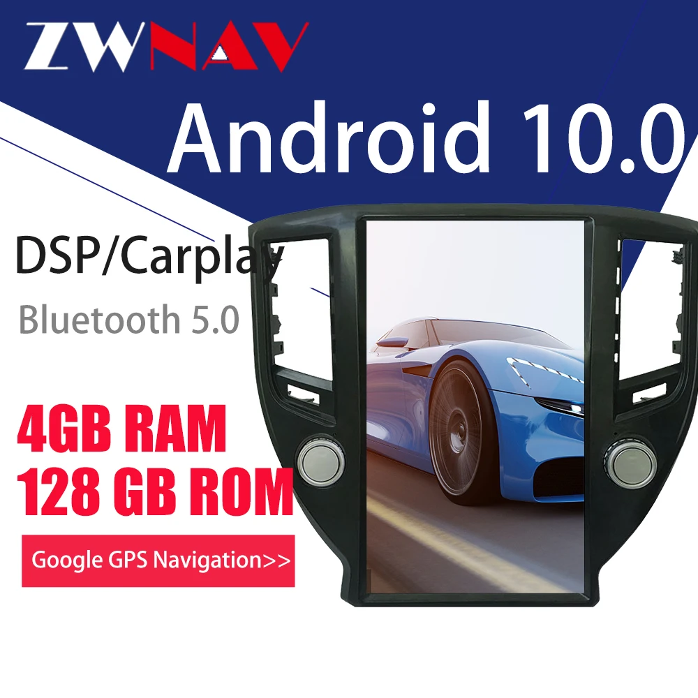 

Android 10 4G128G Tesla style Car GPS Navigation For TOYOTA CROWN 14th S210 2012-2018 car multimedia player radio CARPLAY