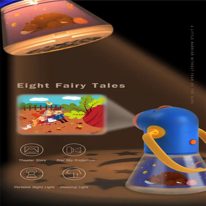 

Multi-function story projector three-in-one starry sleeping light baby toy MiDeer Story Educational Toy juguetes #4S04