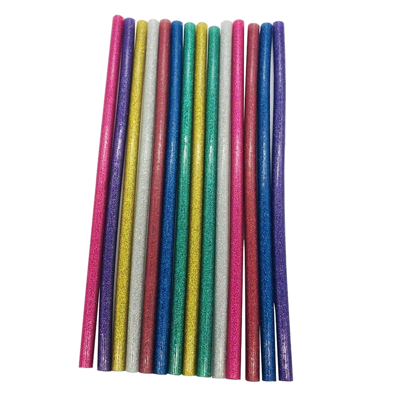 5PCS 7mm X200mm Hot Melt Kleber Sticks für DIY Handwerk Telefon Fall Legierung Spielzeug Kunst Modell Album Reparatur klebstoff Stick Mini Kleber Gun Hig