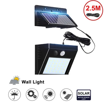 

High Power Solar Wall lamp PIR Motion Sensor LED Street Light Outdoor Waterproof Energy Saving Garden Yard Security Night Lamp i