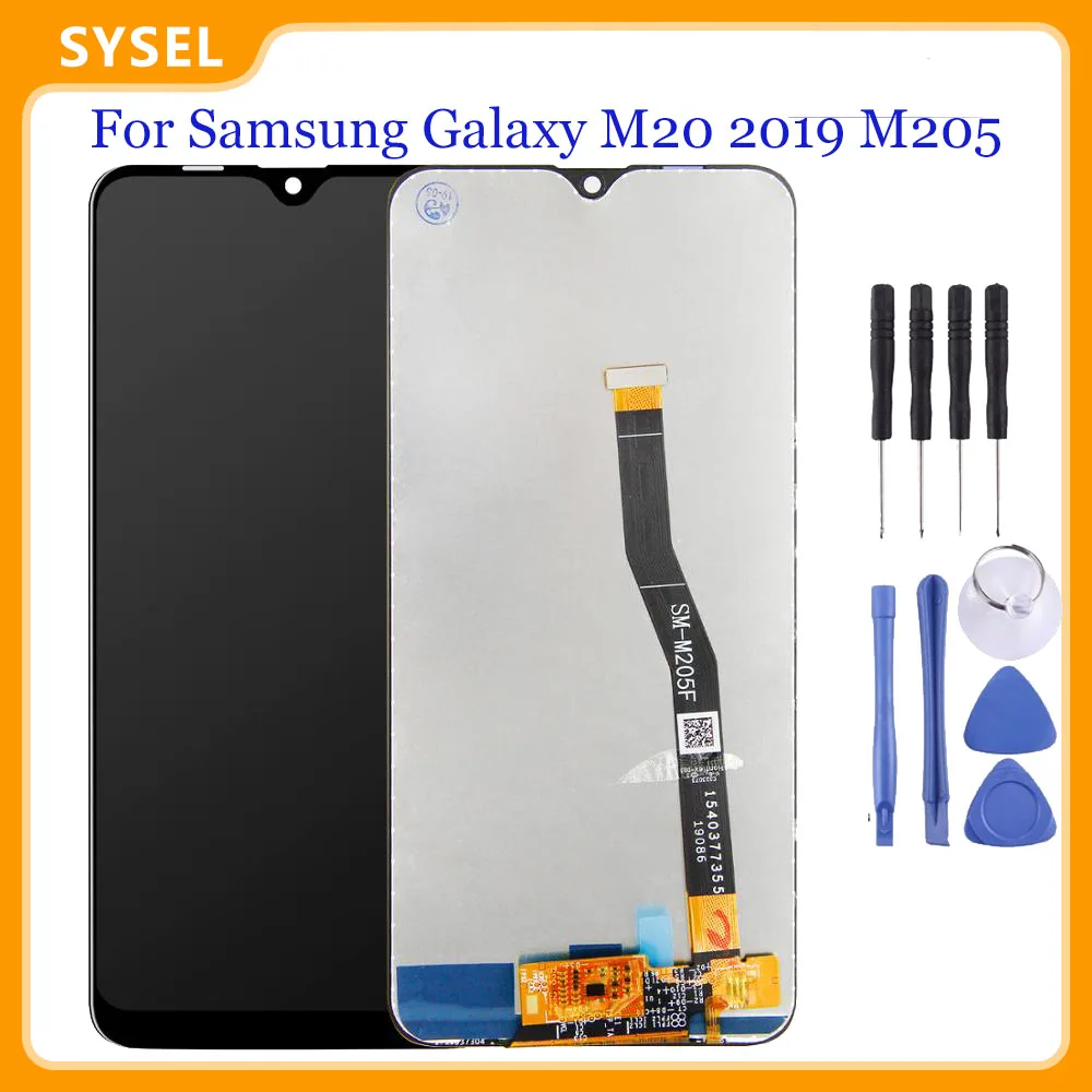 TFT для Samsung Galaxy M20 2019 Lcd M205 SM-M205 M205F M205G / DS ЖК сенсорный экран дигитайзер в сборе