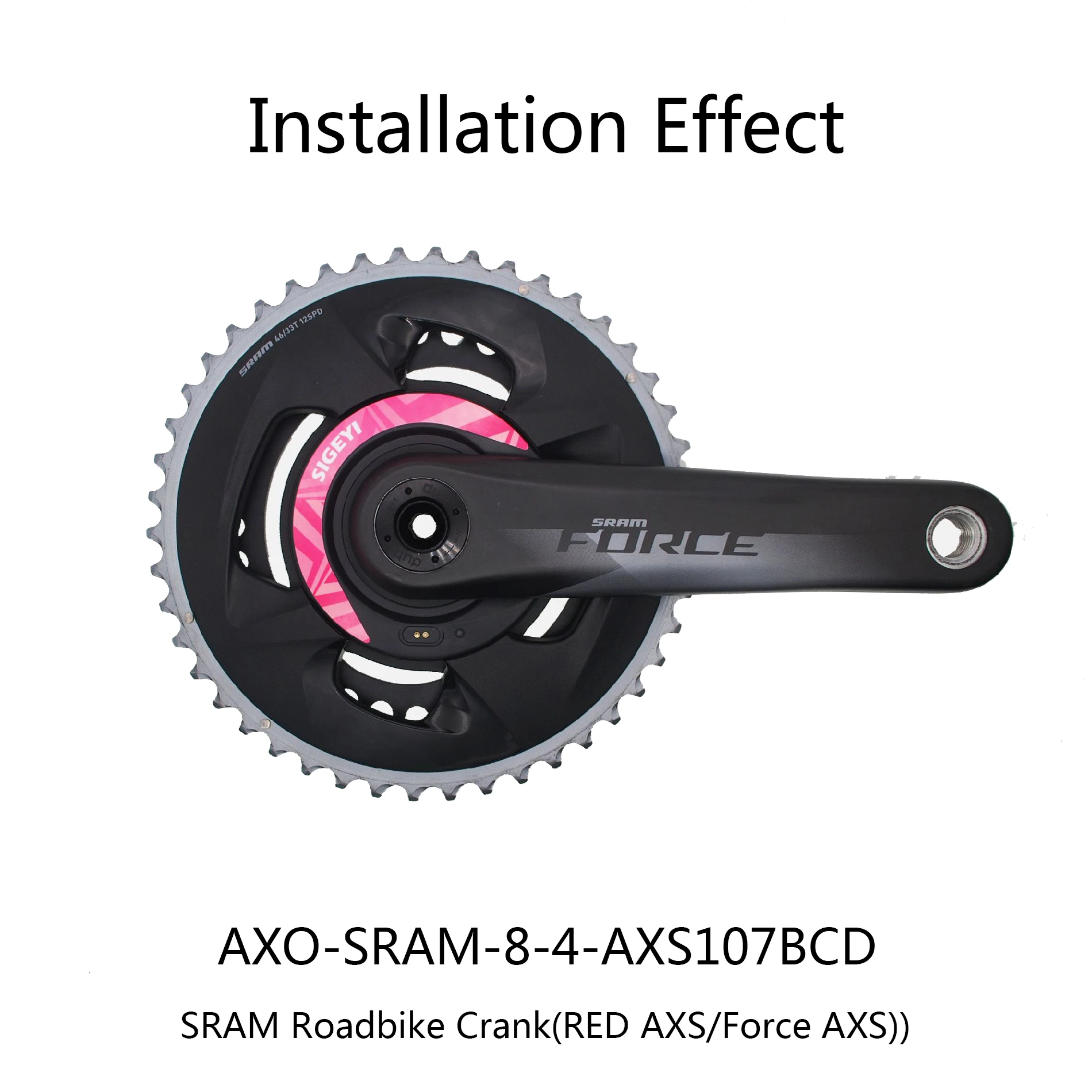 Fiets Power Meter Racefiets Crank Voor Sram Spider Crank Keten Wiel  Bilaterale Power Meter Axs Bcd107 Red Force 1X 2X Crank|Bicycle Crank \u0026  Chainwheel| - AliExpress