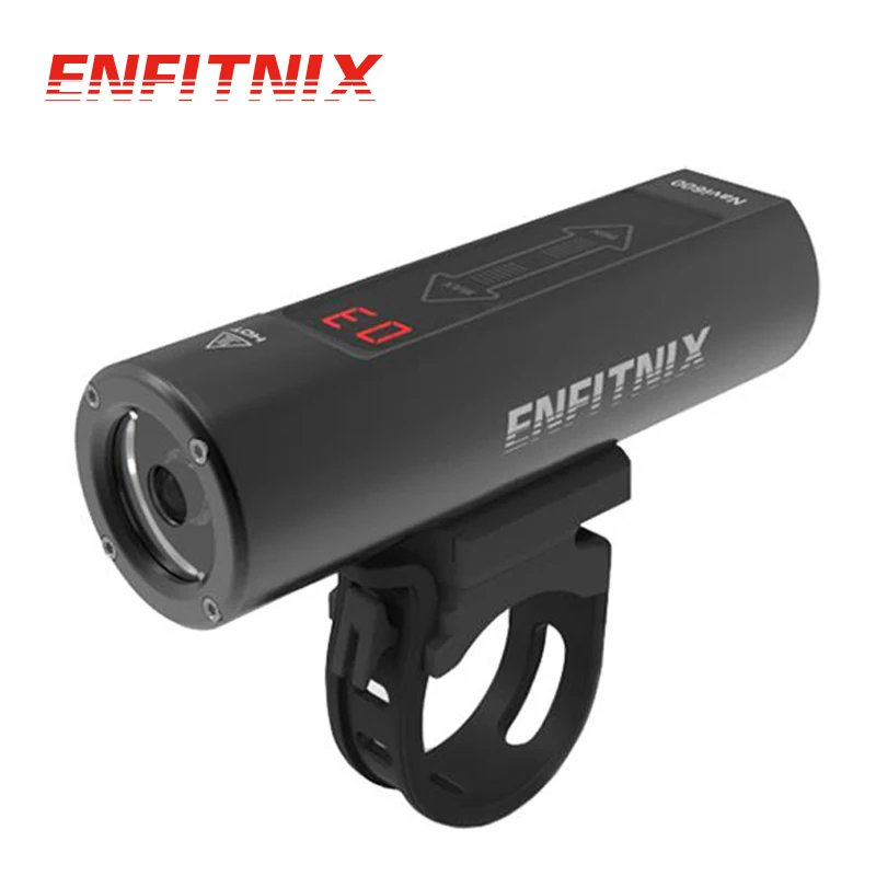 

Enfitnix Navi600 Smart Bicycle Front Light Touch Control Brightness Bike Night Light USB Rechargeable MTB Road Bike Headlights