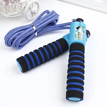 

Students Skipping Jump Rope With Counter Kids Adults Exercise Jumping Fitness Anti-slip Foam Handle Professional Skipping