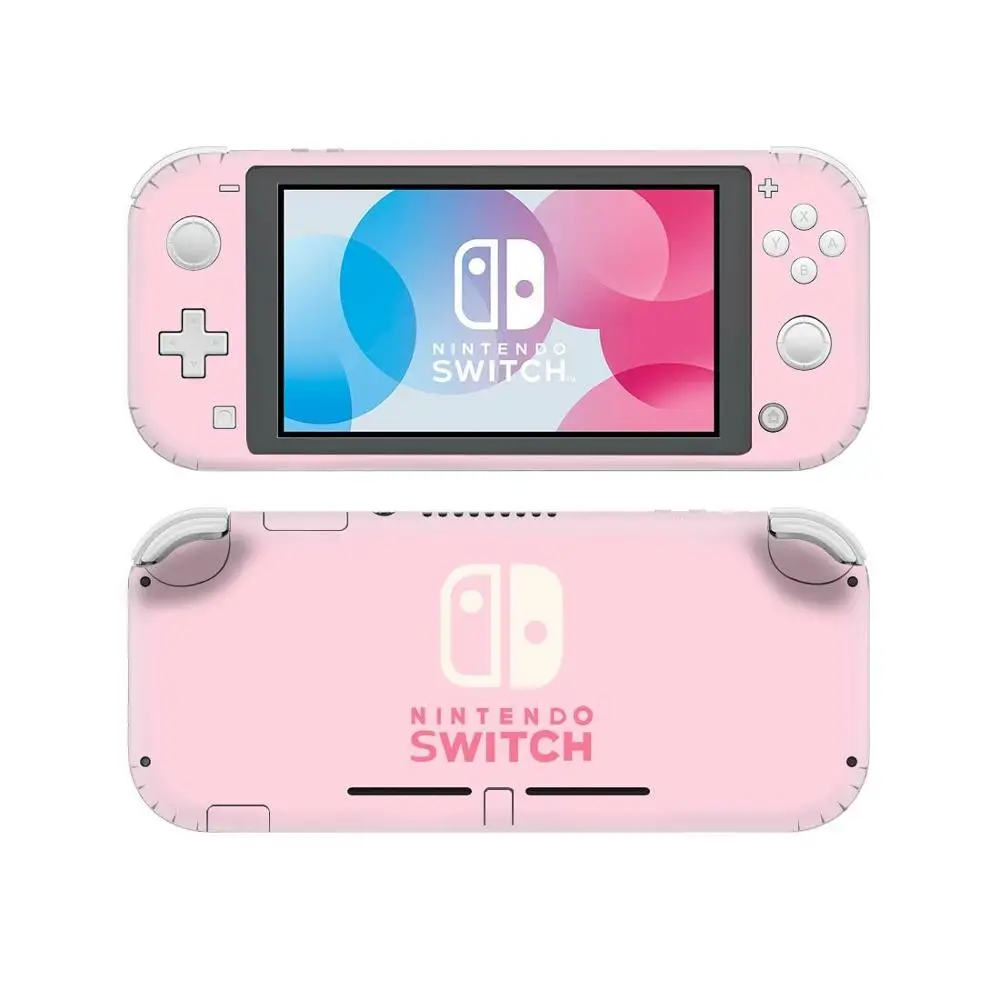 Однотонная розовая наклейка для Nintendo Switch Lite Защитная Наклейка Lite|Наклейки| |