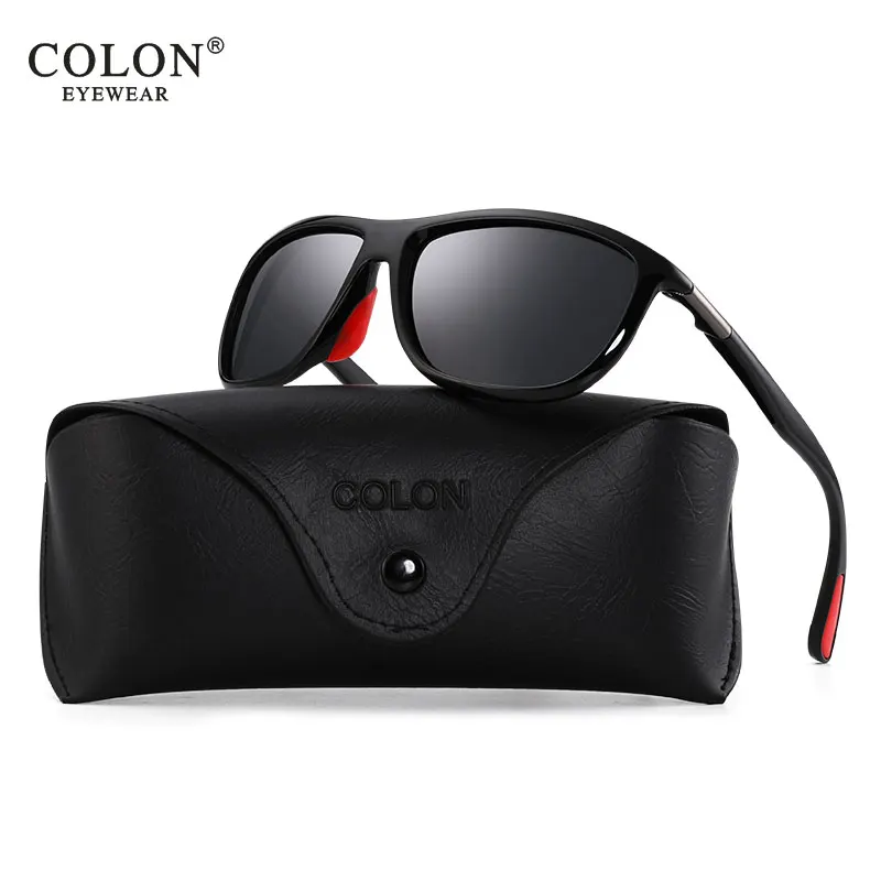 

BRAND DESIGN Classic Polarized Sunglasses Men Women Driving Oval Frame Sun Glasses Male Goggle UV400 Gafas De Sol