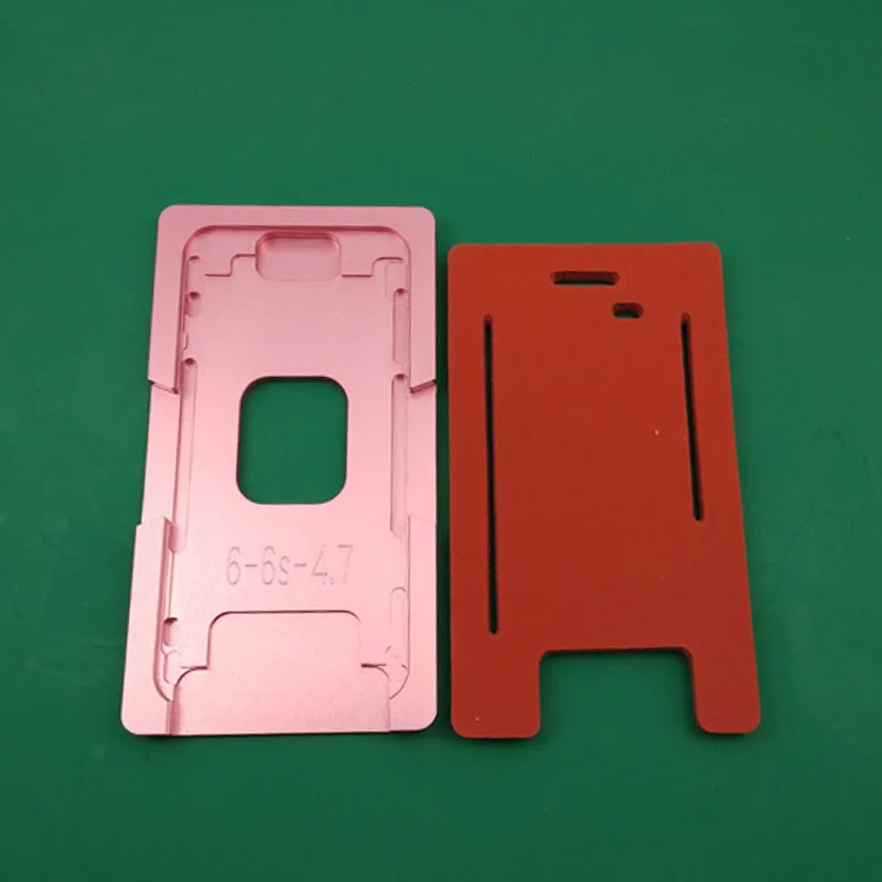 Алюминиевые формы для iPhone 5/6/6 S/7/8/8 plus ламинаторы металла на переднее стекло с рамкой местоположение для ОСА пользователя