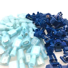 50 бесплатно сломанной линии быстрый разъем Mdfny2-25"+ 50 вставки кусок(большой) холодного сжатия терминал Fdfn2