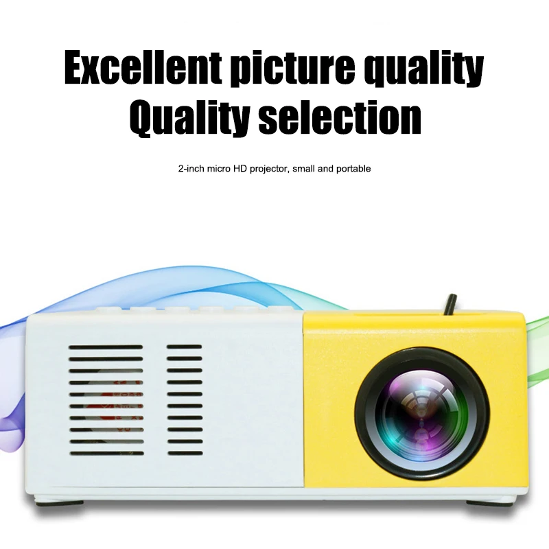 

Projector Mini Portable Home Theater Office HD 1080P Entertainment Built-in Speaker SD998