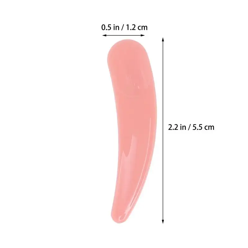 50Pcs Disposable Makeup Stick Facial Mask Stick Spoon Cosmetic Plastic Spatula Scoop Professional Makeup Tools For Women Girls