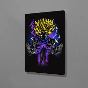 

Trunks ssjrage Dragon ball super DBS poster painting Wall Decoration Art Canvas Prints For Living Room Home Bedroom Decor