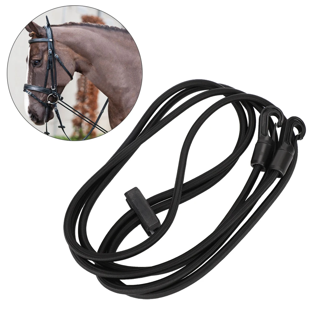 Elastic Nylon Rope Horse Neck Stretcher Bridle Strap Traction
