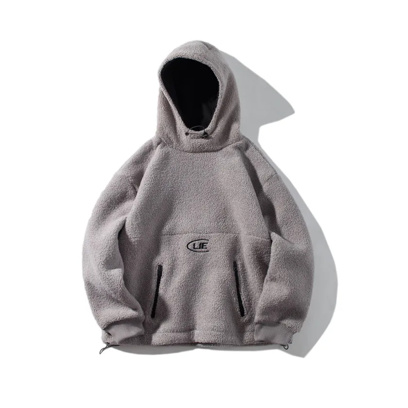 

City Where the Product Origional Lambs Wool Hoodie Europe And America MEN'S Hoodie MEN'S Hoodie Popular Brand Clothing