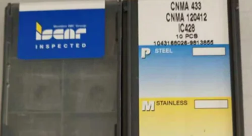 ISCAR 10 шт. твердосплавная вставка CNMA 120412 IC428