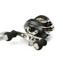 Метермолл baitcasing Катушка Baitcaster катушки справа черный