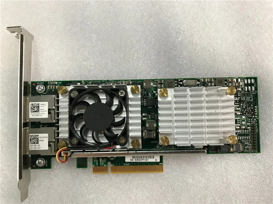 Сетевая карта DELL/Broadcom 57810A 10Gb dual 0W1GCR 0HN10N | Компьютеры и офис