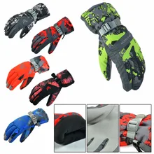 Зимние уличные мужские лыжные перчатки для сноуборда, снегохода, мотоцикла, перчатки для катания на лыжах, альпинизма, снега, водонепроницаемые перчатки PYG-816