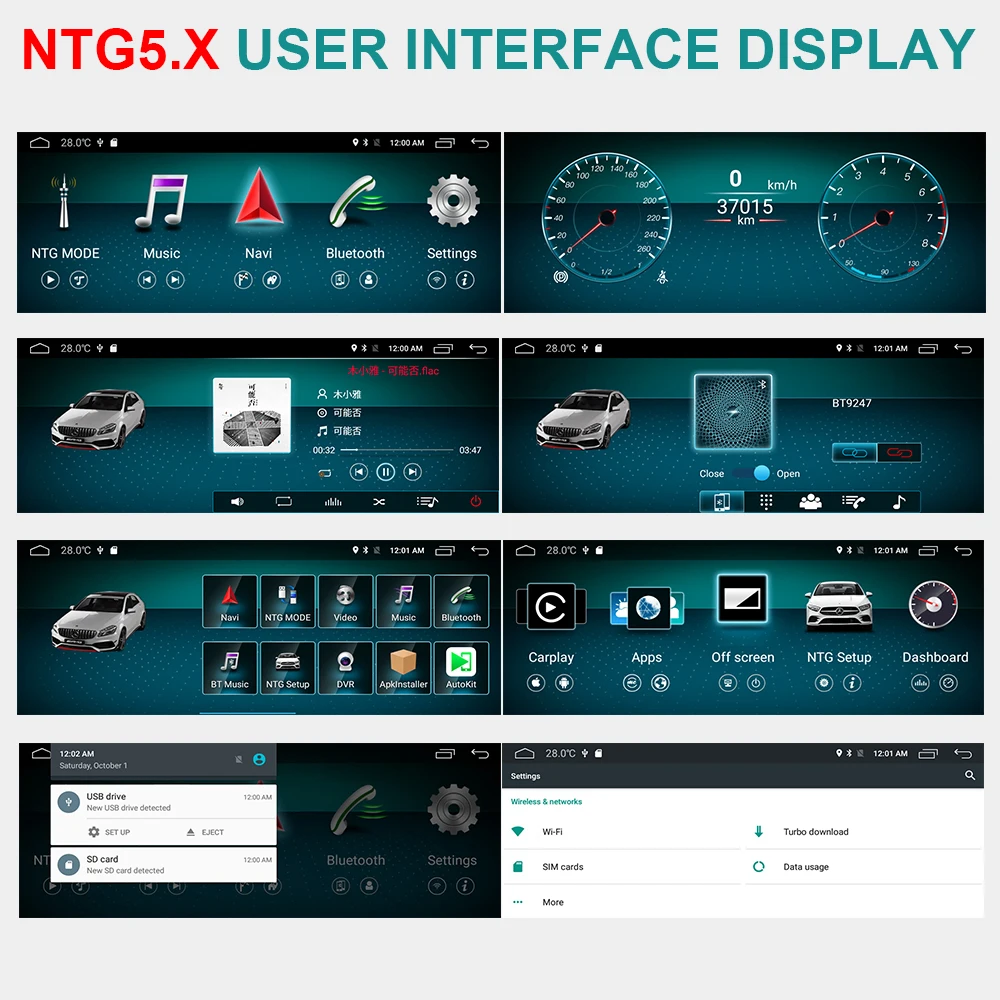 For Mercedes Benz Vito Class~ NTG Android Car GPS Navi Map Original Style Multimedia Player Auto Radio wifi Map