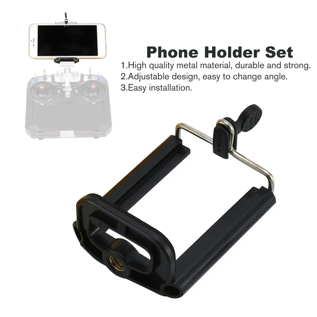 

5.5 inch Phone Holder Clip Bracket Phone Mount Support for FlySky FS-i6 i6S Remote Controller 2.4G RC Transmitter