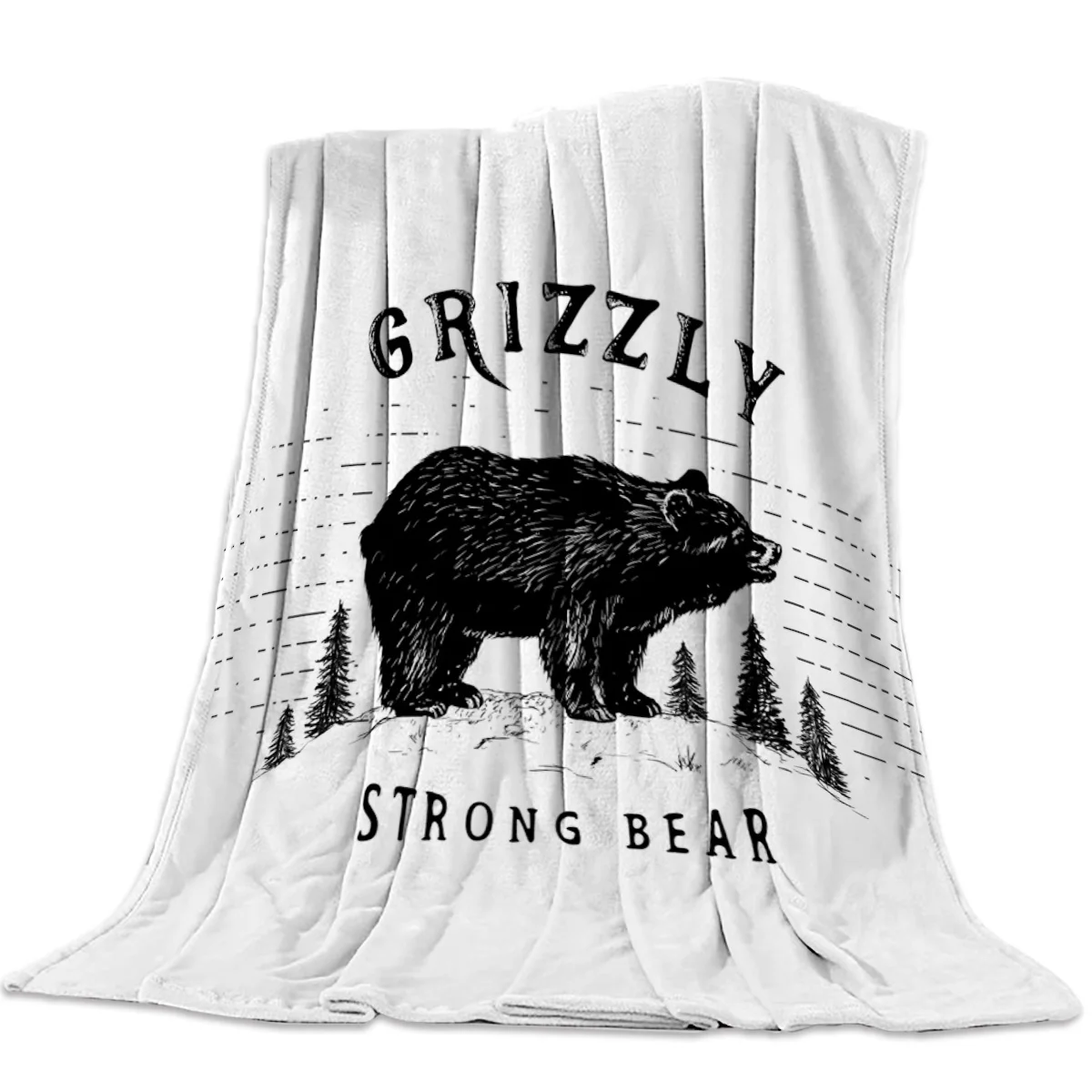 Steep Cliff Fault Mountain Range Flannel Fleece Bed Blanket Bedspread Coverlet Cover Soft Lightweight Warm Cozy Blankets | Дом и сад
