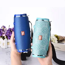 Bluetooth динамик, TWS, беспроводной, для улицы, портативный, стерео, сабвуфер, колонка, ткань, динамик с ремешком, TF карта, FM радио, AUX