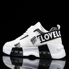 Новинка; мужские кроссовки; модная Вулканизированная обувь на танкетке; Мужская износостойкая Нескользящая Повседневная обувь; Мужская Уличная Вулканизированная обувь D5-04