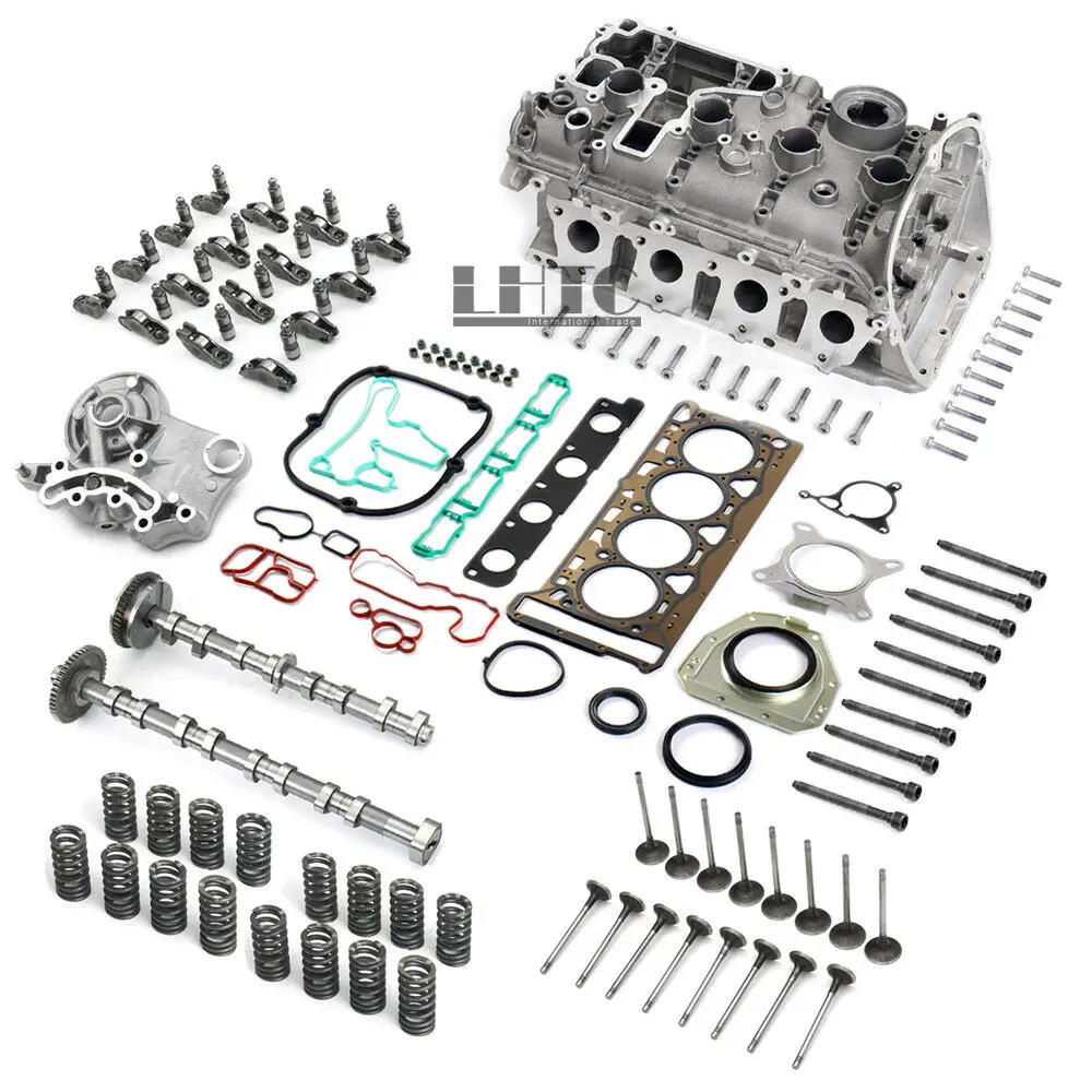 

Engine Cylinder Head Camshaft Valves Assembly Kit For VW GTI AUDI A3 1.8 2.0TFSI CCTA CCZA CCZB