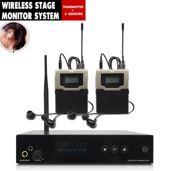 

In Ear UHF Wireless Monitor System Professional for recording studio/on-stage Monitoring System Receiver Transmitter Speaker