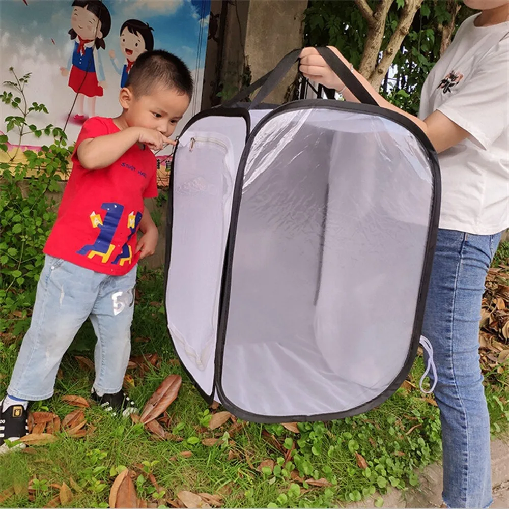 Iplusmile Foldable Pvc Insect Breeding Cage With Mosquito Net